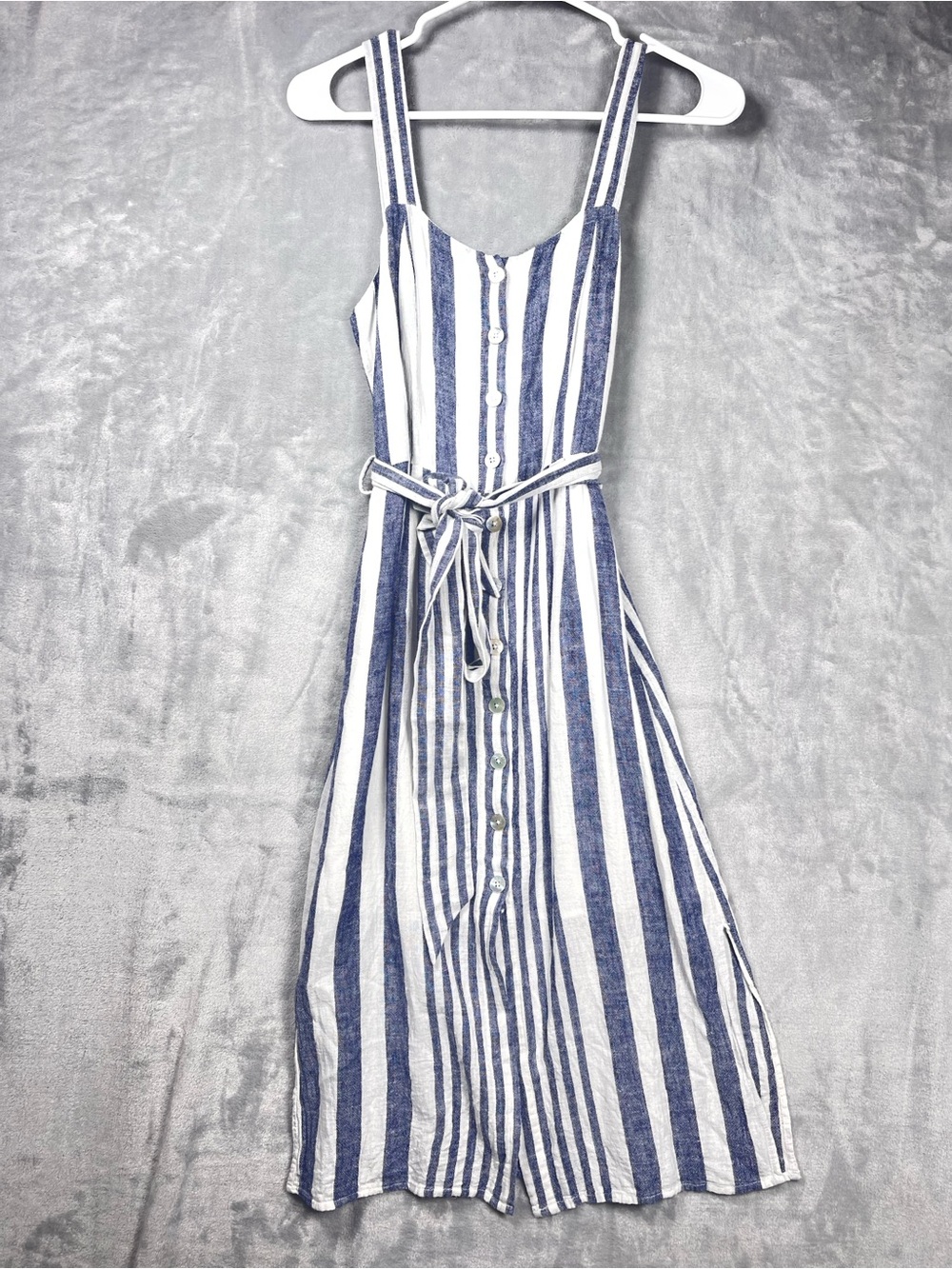 Rails Blue and White Striped Midi Sundress, Clement Bay Stripe